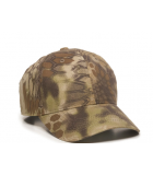 6 Panel, Heavy Brushed Cotton Twill Camo Cap LWCCAP