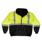 Water Proof, Premium, Hiviz Waterproof Bomber Jacket LWHVZJKT4
