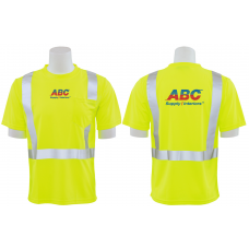 Moisture Wicking, Birdseye, Hi-Viz Pocket T-Shirt LWHIVZPTB Moisture Wicking, Birdseye, Hi-Viz Pocket T-Shirt LWHIVZPTB