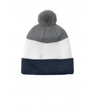 Port Authority Cozy Striped Pom Beanie LWC979