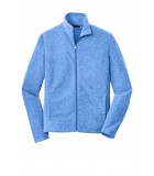 Men's Port Authority Heather Microfleece Full-Zip Jacket LWF235 Men's Port Authority Heather Microfleece Full-Zip Jacket LWF235