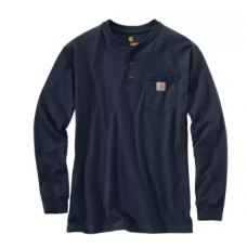 Carhartt Cotton Henley T-Shirt LWK128 Carhartt Cotton Henley T-Shirt LWK128
