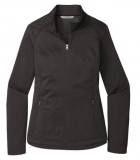 Ladies Diamond Heather Fleece Full-Zip Jacket L249