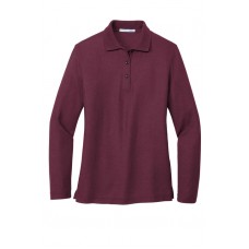 Ladies Silk Touch Long Sleeve Polo L500LS