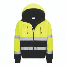 Wind & Water Proof, Insulated, Hiviz Rain Bomber Jacket LWHVZJKT - Tall Wind & Water Proof, Insulated, Hiviz Rain Bomber Jacket LWHVZJKT - Tall
