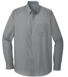 Men's Long Sleeve Carefree Poplin Shirt LWW100