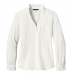 Brooks Brothers Women's Long Sleeve Ruffle Collar Blouse LWBB18011 Brooks Brothers Women's Long Sleeve Ruffle Collar Blouse LWBB18011
