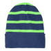 Sport-Tek Striped Beanie with Solid Band LWSTC31 Sport-Tek Striped Beanie with Solid Band LWSTC31