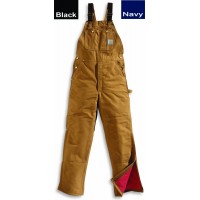 Carhartt Quilt Lined Zip-To-Thigh Bib Overalls LW106672