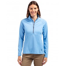 Cutter & Buck Women's Adapt Eco Knit Stretch Recycled 1/2-Zip LWLCK00128