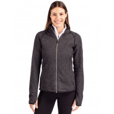 Cutter & Buck Ladies Mainsail Sweater-Knit Full Zip Jacket LWLCO00059